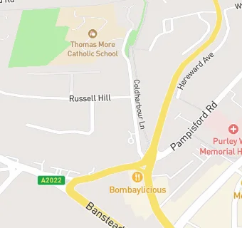 map for Purley Gardens Care Home