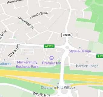 map for Whitstable Premier Inn