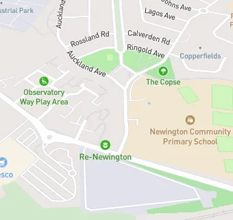 map for Newington Community Centre