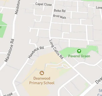 map for Dean Wood County Junior School