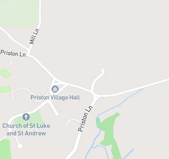 map for Priston Village Hall