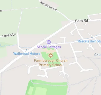 map for Farmborough Church of England VC Primary School