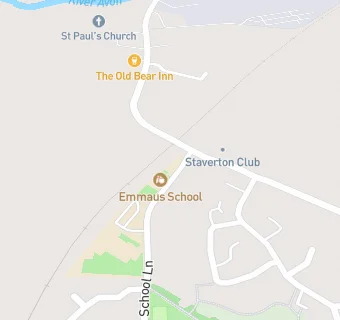 map for Staverton Church of England Voluntary Controlled Primary School