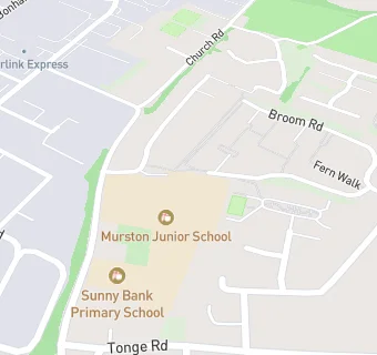 map for Sunny Bank Primary School