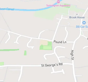 map for St George's Church of England Primary School, Semington