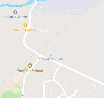 map for The Staverton Social Club