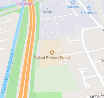 map for Byfleet Primary School