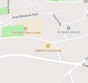 map for Laleham Lea School
