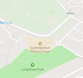 map for Southfield Park Primary School