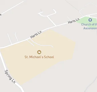 map for St Michaels School