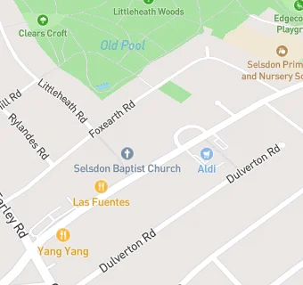 map for Selsdon Baptist Church Hall