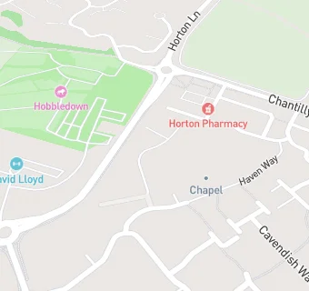 map for Horton Haven Social Centre