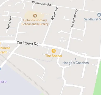 map for Sandhurst Stores