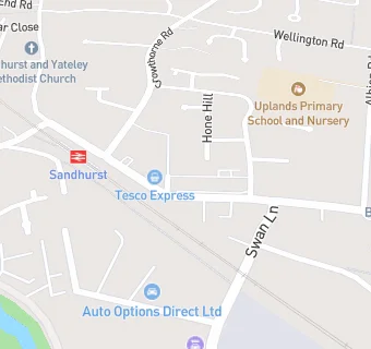 map for Canton Chinese Takeaway