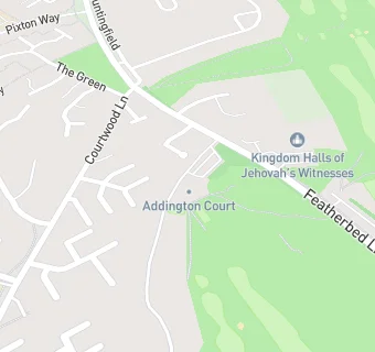 map for Addington Court Golf Club