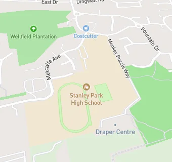 map for Oaks Park High School