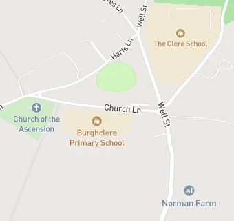 map for Burghclere Primary School