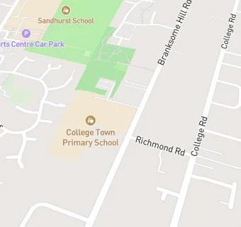 map for College Town Primary School