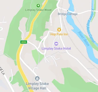 map for Limpley Stoke Hotel