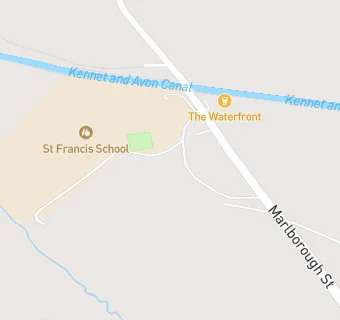 map for St Francis School