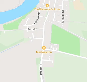 map for The Medway Inn