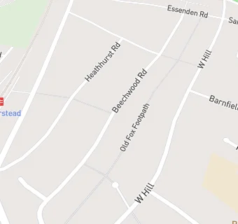 map for Abbeyfield Sanderstead Society