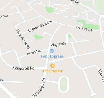 map for Eastleigh Road Fish Bar