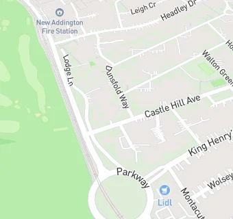 map for Castle Hill Surgery