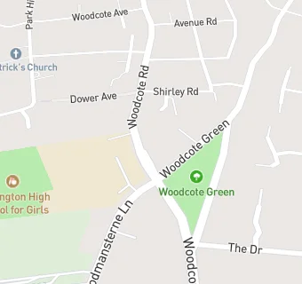 map for Woodcote Green Food And Wine