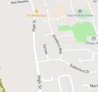 map for Burbage Surgery