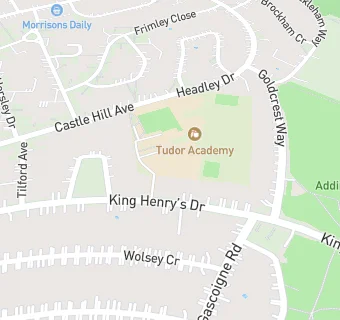 map for Wolsey Infant School