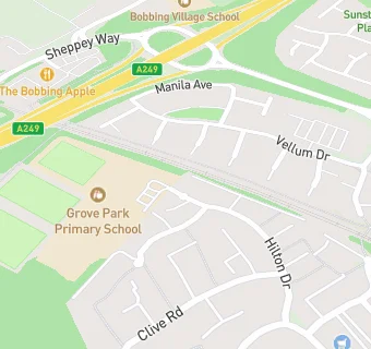 map for Grove Park Community Primary School