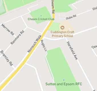 map for Sutton And Epsom Rugby Club