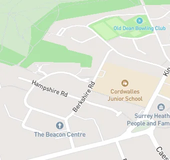 map for Old Dean Surgery