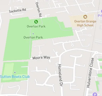 map for Benhill & Belmont Gp Surgery