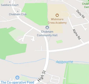 map for Chobham And West End Medical Practice