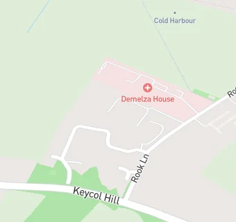 map for Demelza House Childrens Hospice