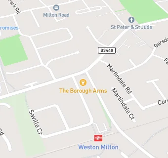 map for Borough Arms