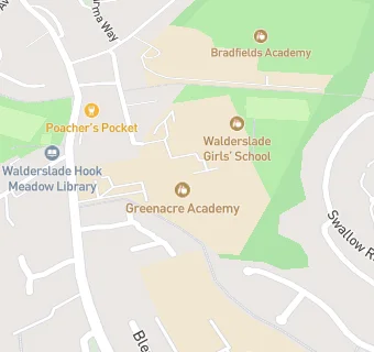 map for Greenacre School