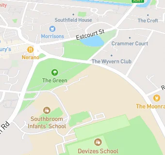 map for Caterlink at Devizes School