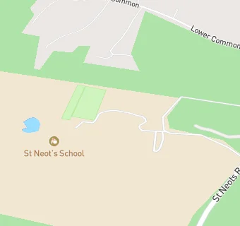 map for St Neot's School