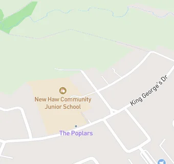 map for New Haw Community Junior School