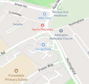 map for Forestdale Arms