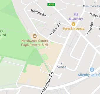 map for Dame Janet Community Junior School