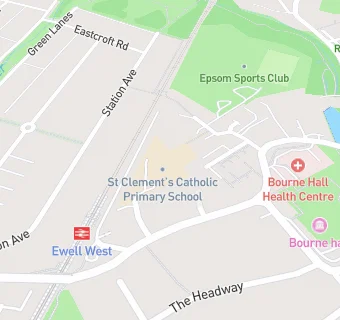 map for St Clement's Catholic Primary School