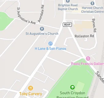 map for The Purley Arms