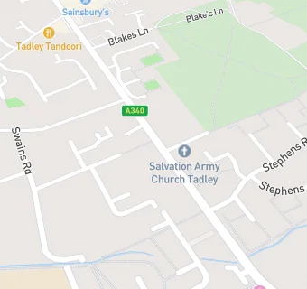 map for Asda On The Move At Tadley Service Station