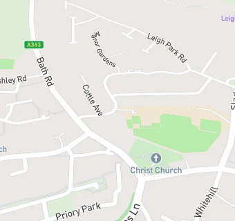 map for Christ Church Church of England Controlled Primary School