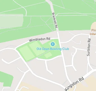 map for Old Dean Bowling Club