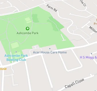 map for Acer House Care Home